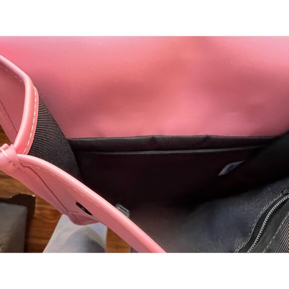 Rains Waterproof Pink Backpack NWOT Minimalist Travel School Bag - Picture 4 of 6